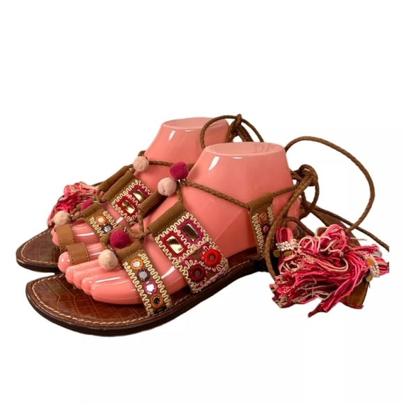 Sam Edelman Gretchen Gladiator Sandal Wmns 9 - Picture 10 of 10
